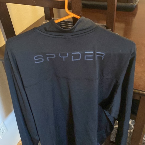 Spyder active XL Long sleeve workout fleece with neck zip. - Picture 4 of 6